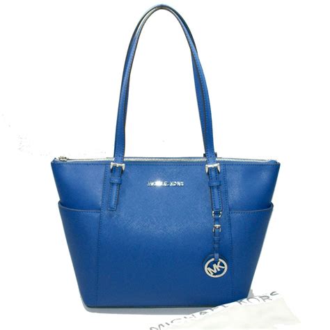 michael kors electric blue tote|michael kors handbags baby blue.